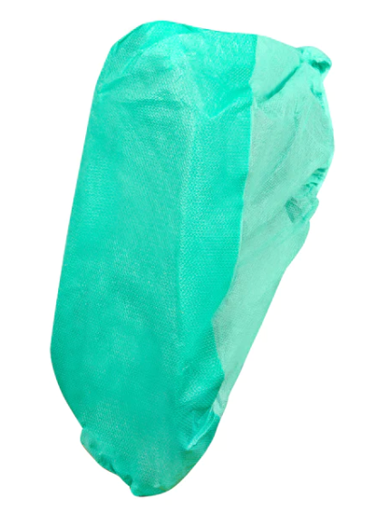 Einmal-Schuhe, grün, extra groß & hoch