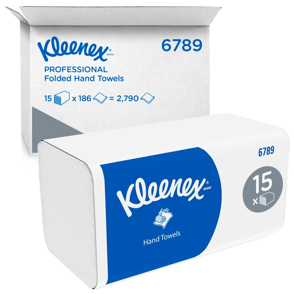 Kleenex Papierhandtücher Interfold-Faltung / V-Faltung