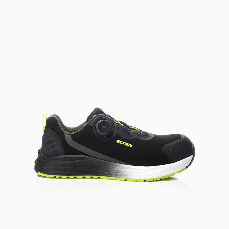 Elten Sicherheitsschuh LEEVI XXNF Boa® black-lime Low ESD S3S